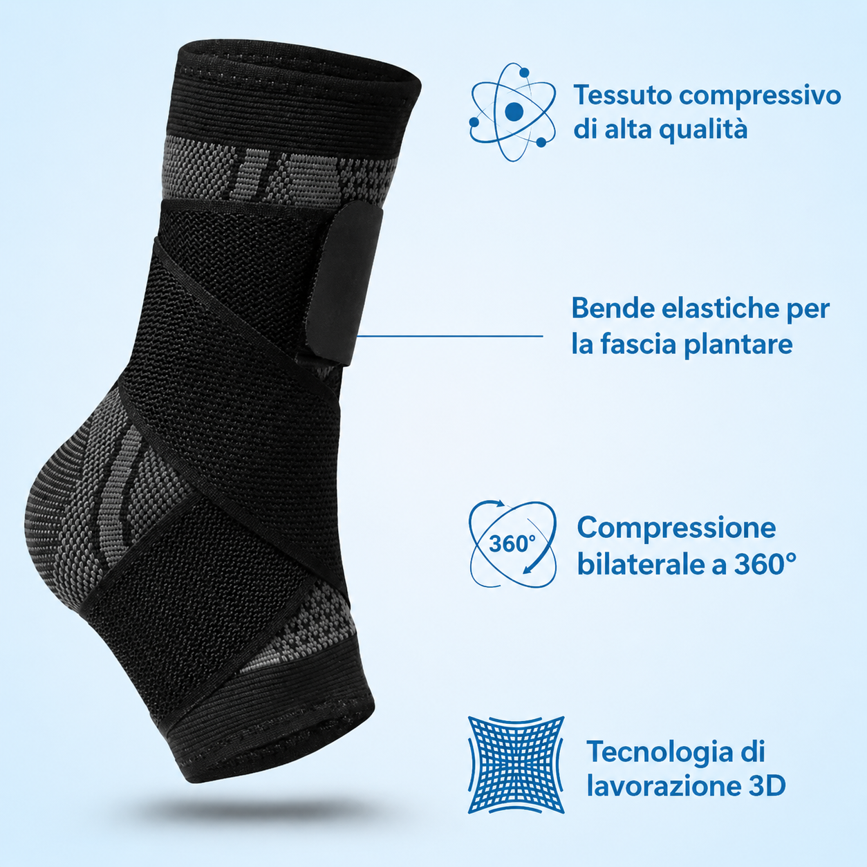 Cavigliera Sport — Supporto Senza Cedimenti
